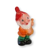 Tuinkabouter met gitaar (kunststof)  13 cm