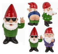 Stoute tuinkabouter PEACE (6,5cm)