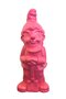Tuinkabouter met schep roze (kunststof) 40cm