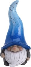 Kabouter met grote kaboutermuts blauw (17cm)