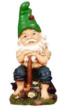 Tuinkabouter groene kaboutermuts (22cm)