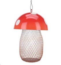 vogelvoeder paddestoel rood/oranje