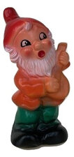 Tuinkabouter met mandoline (kunststof) 14cm