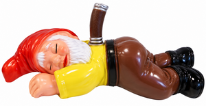 Dode tuinkabouter (kunststof) 34cm