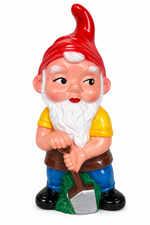 Tuinkabouter met schepje (kunststof) 20cm