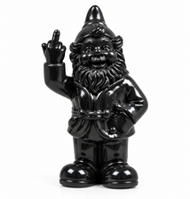 Kabouter middelvinger zwart (10cm)