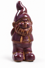 Kabouter keramiek aubergine (15cm)